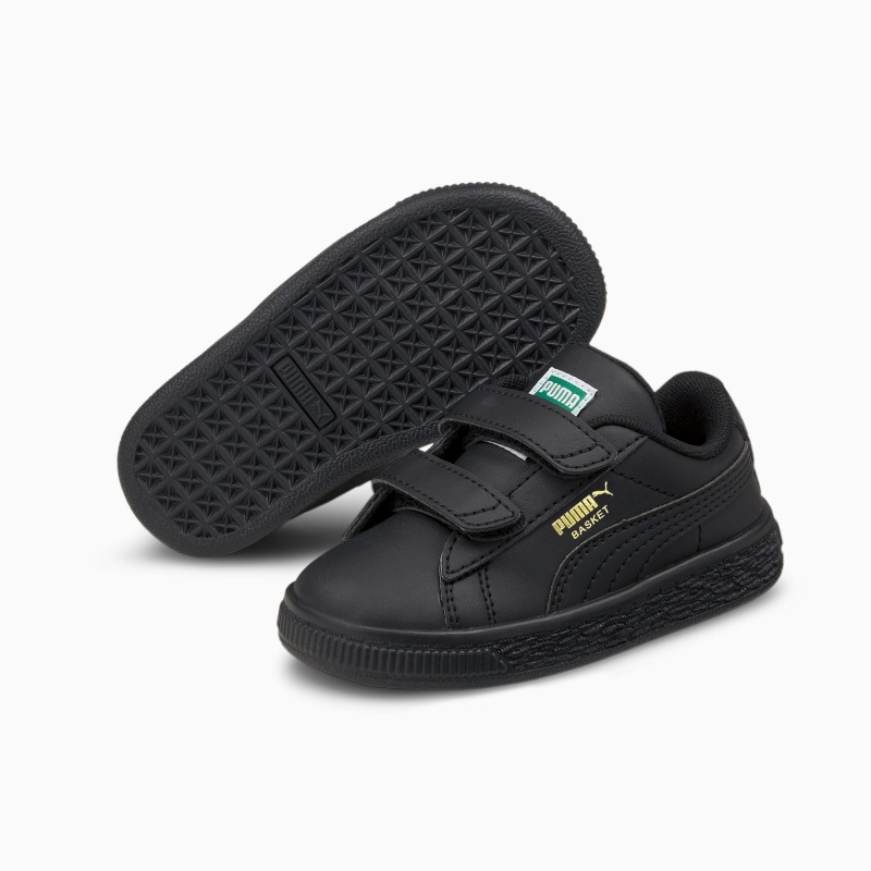 Tenis Puma Basket Classic XXI Toddler Negros Negros | 36870YBEM
