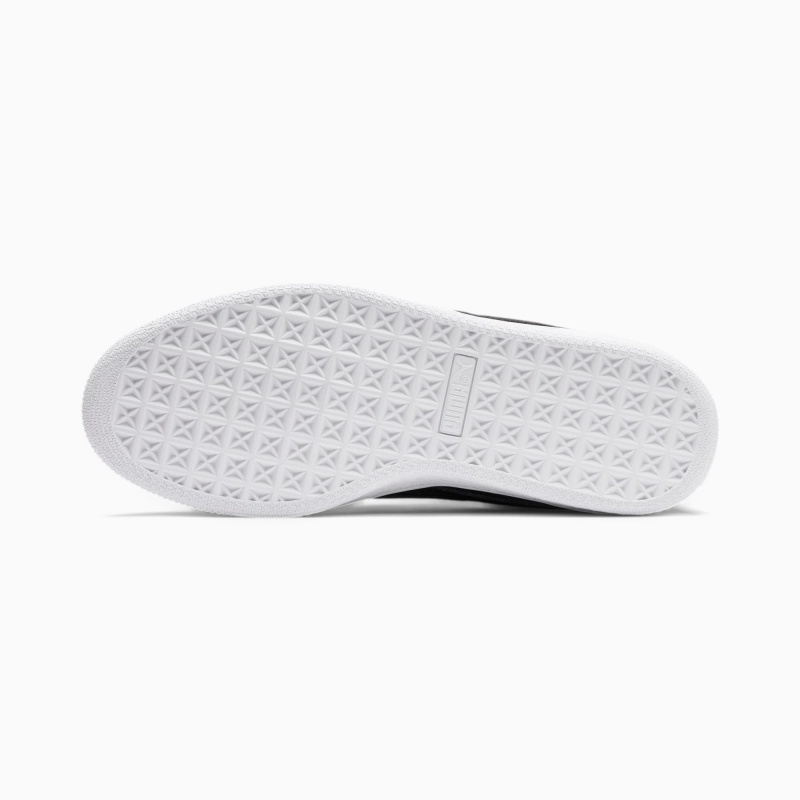 Tenis Puma Basket Hike Negros Plateados | 42638ZXWD