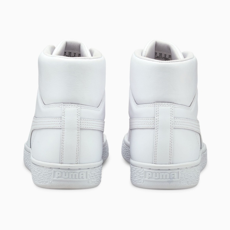 Tenis Puma Basket Mid XXI Blancos Blancos | 08326CDEV