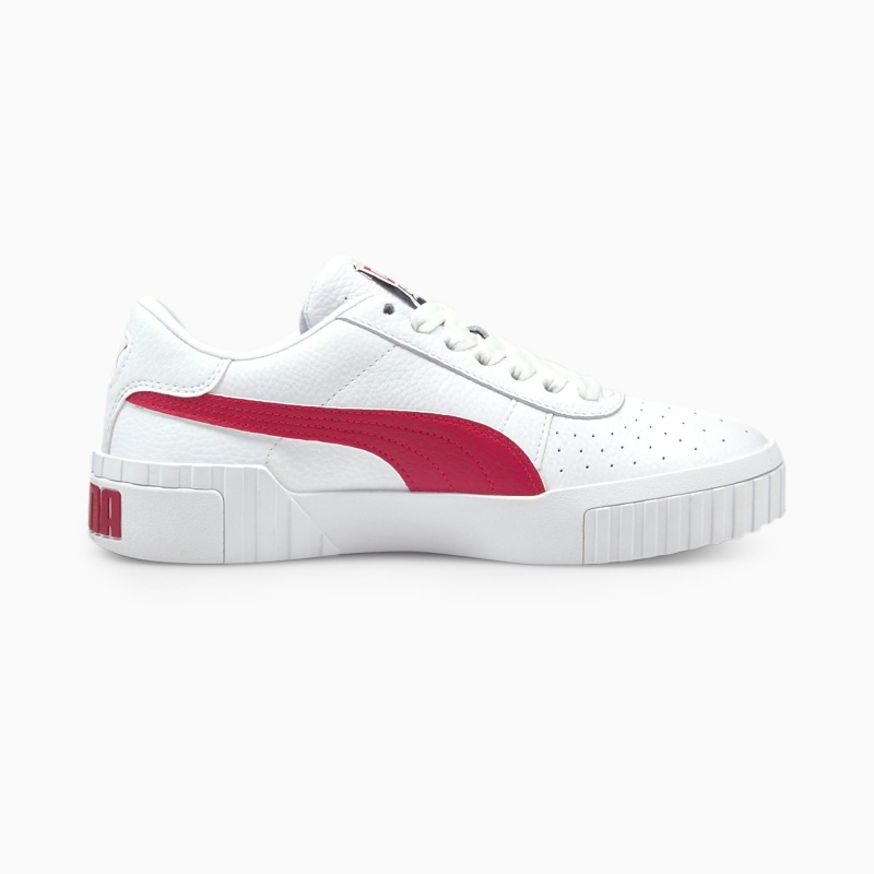 Tenis Puma Cali Blancos Rojos | 92418FIMA