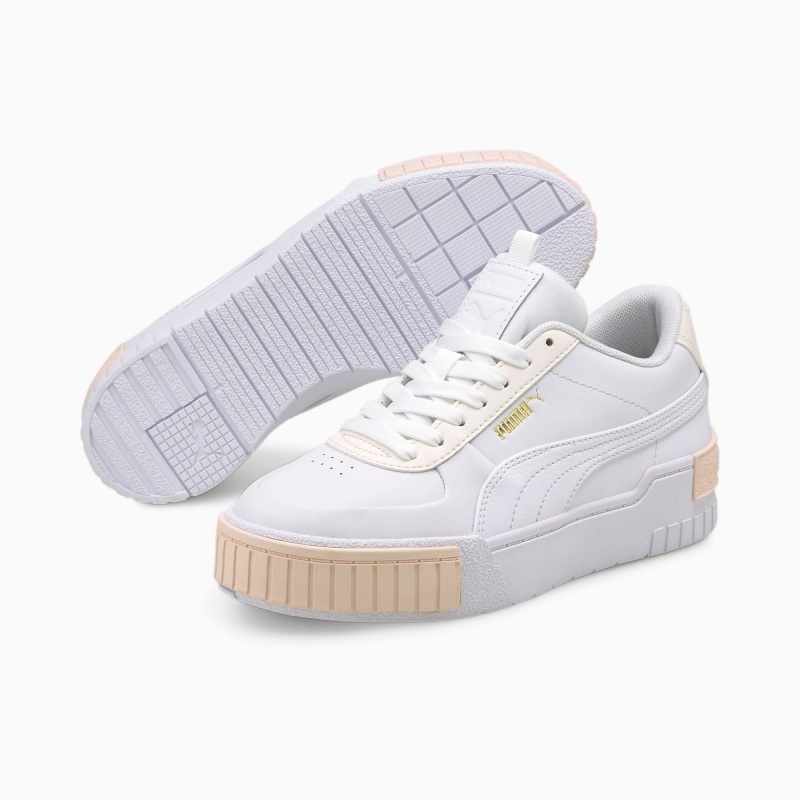 Tenis Puma Cali Deporte Jr Blancos Blancos | 08341AYLN