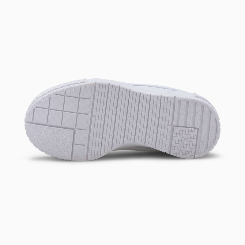 Tenis Puma Cali Deporte Little Blancos Blancos | 35927CJXD