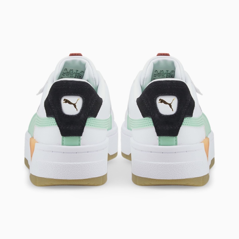 Tenis Puma Cali Dream Blancos Verdes | 58047HQPK