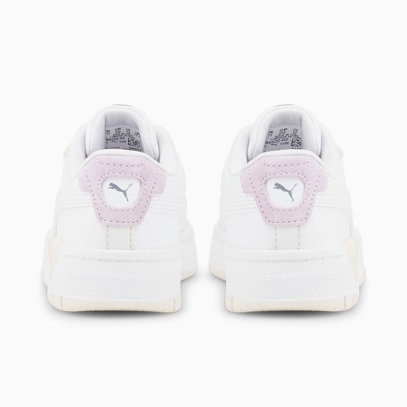 Tenis Puma Cali Dream Little Blancos Blancos | 69451PHBA