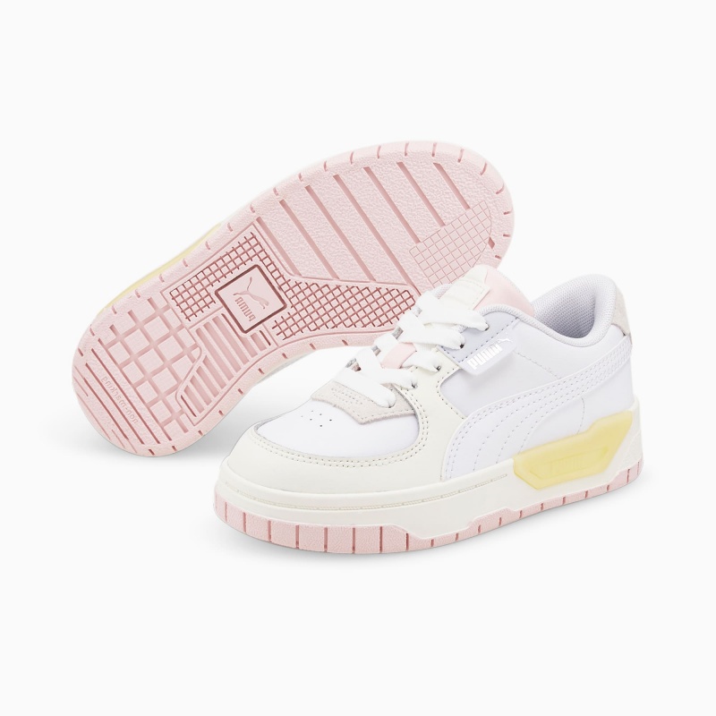 Tenis Puma Cali Dream Little Blancos Rosas | 86391AINZ
