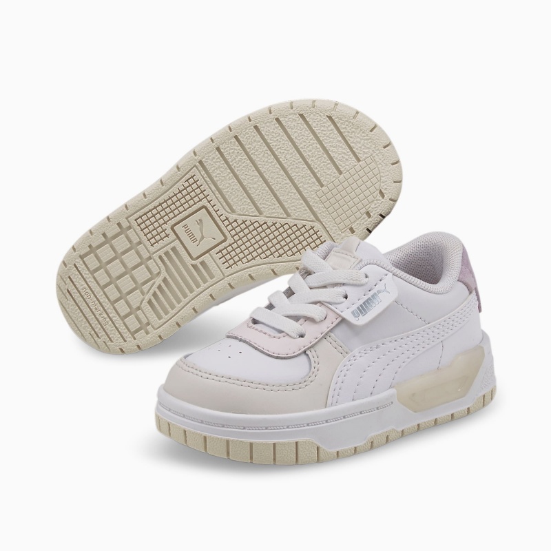 Tenis Puma Cali Dream Toddler Blancos Blancos | 03568CBMD