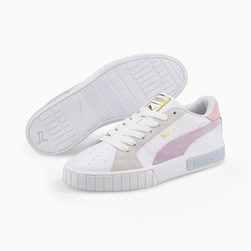 Tenis Puma Cali Star Blancos Lavanda | 61095HBZX