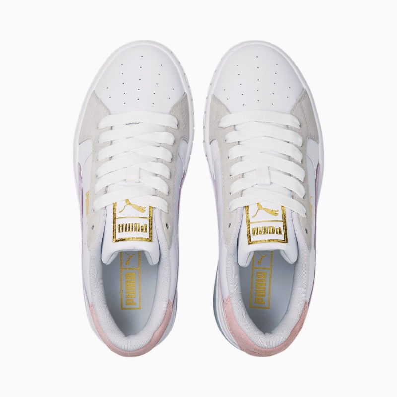 Tenis Puma Cali Star Blancos Lavanda | 61095HBZX