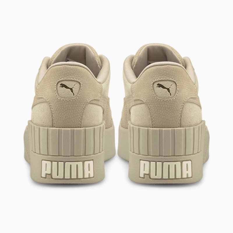 Tenis Puma Cali Wedge Tonal Dorados | 76432TQCI