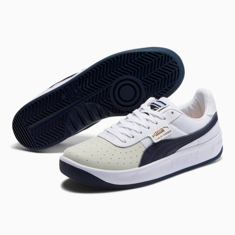 Tenis Puma California Casuales Blancos Blancos | 50937HXSU