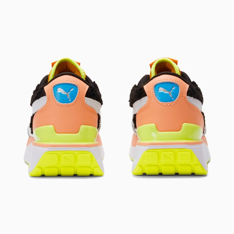 Tenis Puma Cruise Rider Cuddle Blancos Negros | 12908UYND