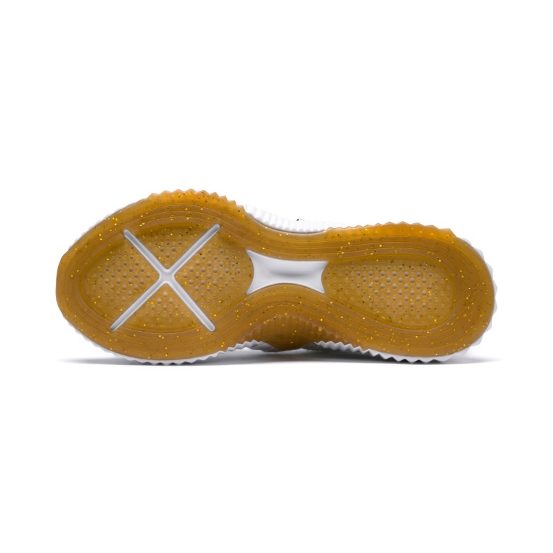 Tenis Puma Defy Varsity Mid Blancos Dorados | 84675CAEJ