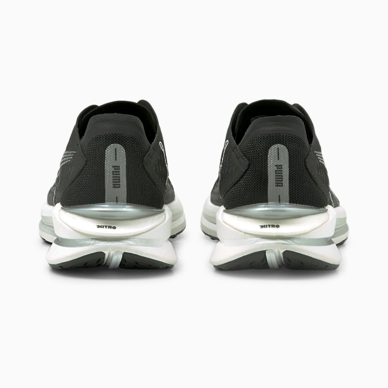 Tenis Puma Electrify Nitro JR Blancos Plateados Negros | 84192YJVT