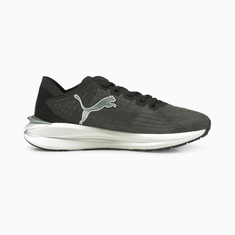 Tenis Puma Electrify Nitro JR Blancos Plateados Negros | 84192YJVT