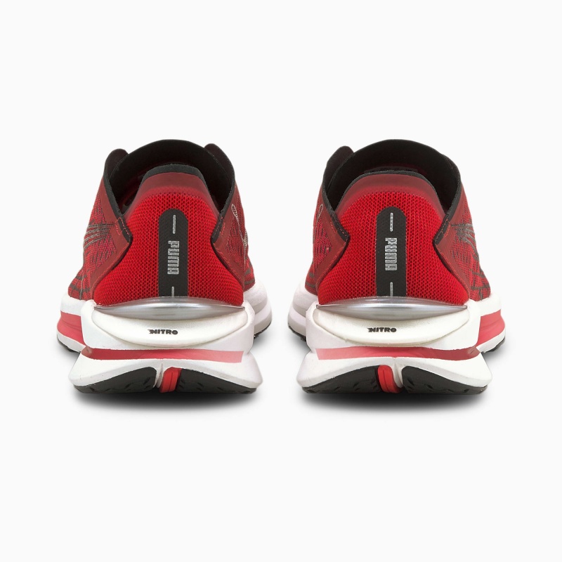 Tenis Puma Electrify Nitro JR Blancos Rojos Negros | 53806QCXG
