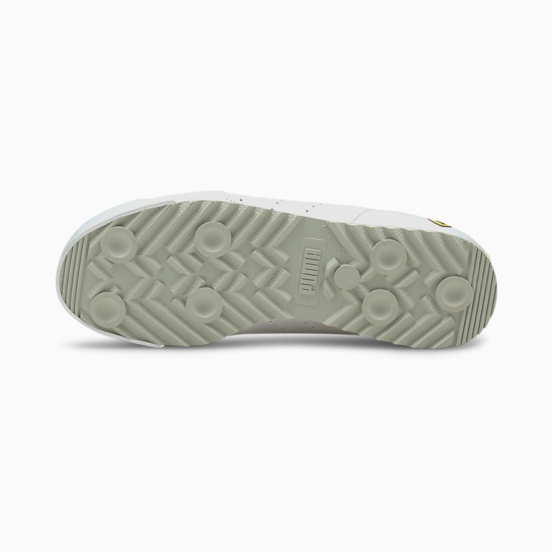 Tenis Puma Ferrari Roma Via Perf JR Blancos Blancos | 79024WKUE