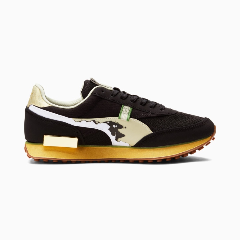 Tenis Puma Future Rider Big Spender Negros Dorados | 26807OPFY