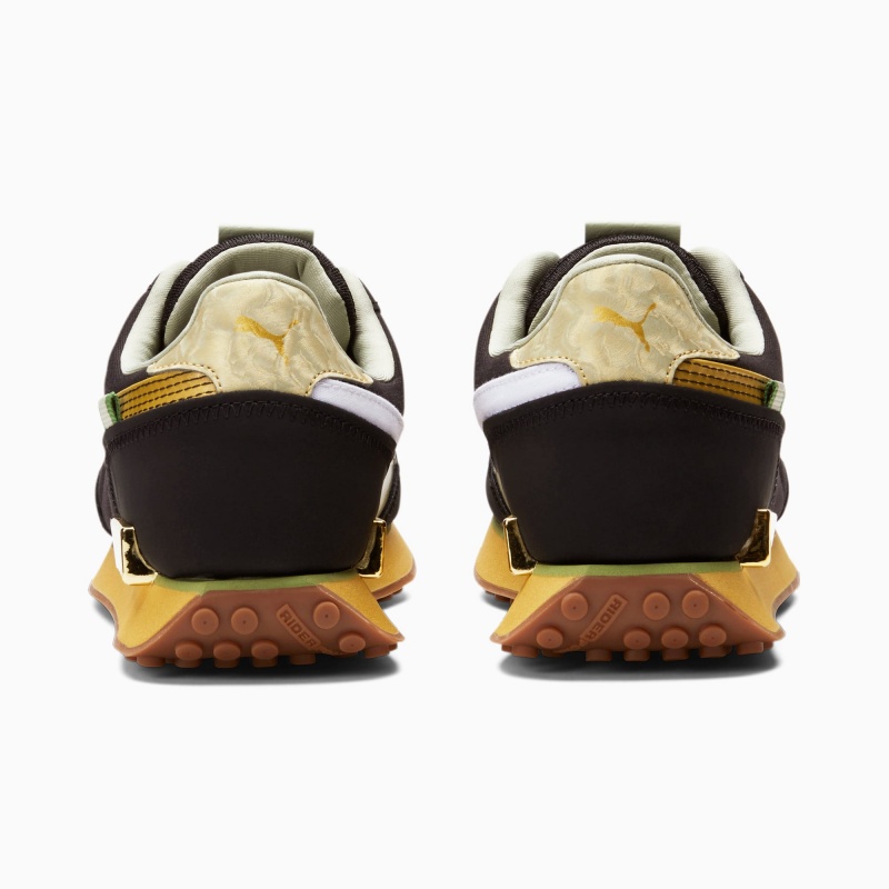 Tenis Puma Future Rider Big Spender Negros Dorados | 93508PDNE