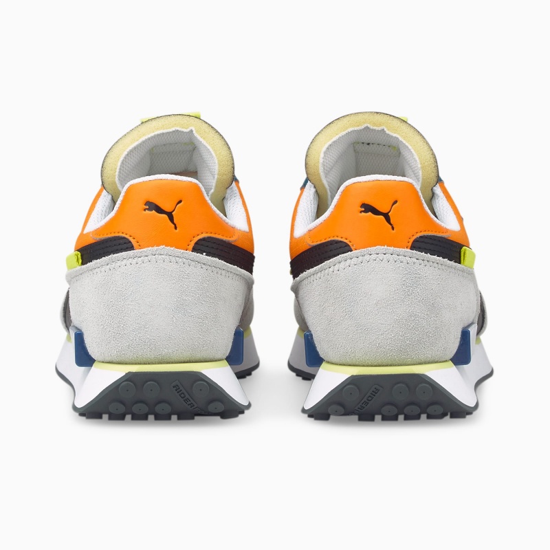 Tenis Puma Future Rider Play On Blancos Naranjas | 38014ZFMH