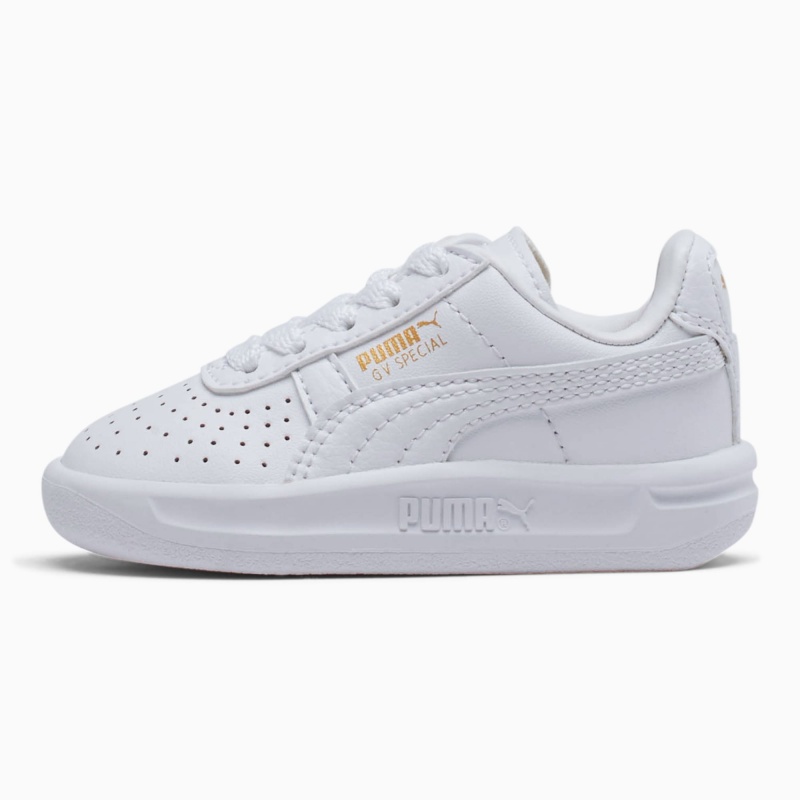 Tenis Puma GV Special Toddler Blancos Dorados | 61052DXEP