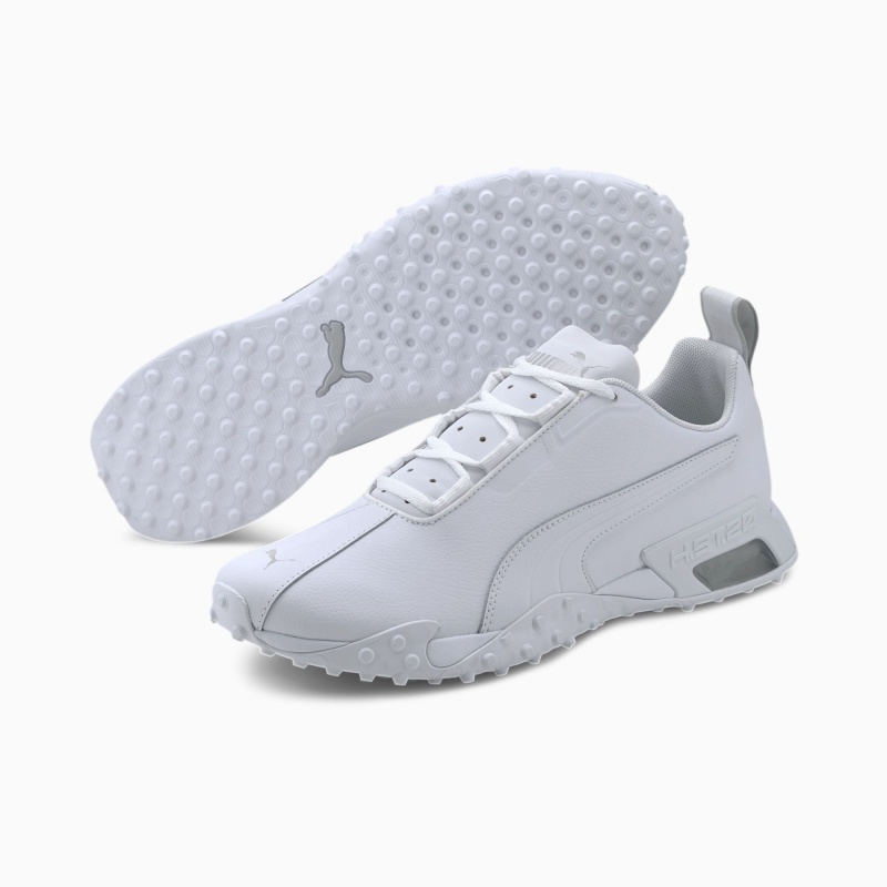 Tenis Puma H.ST.20 Cuero Blancos | 97408DSCO