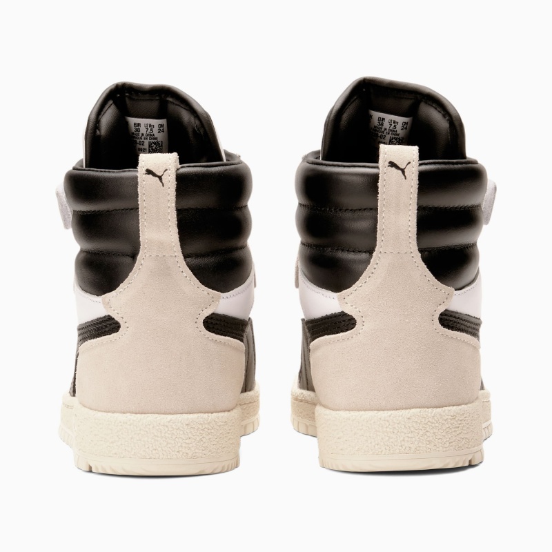 Tenis Puma High Court Regal Ralph Sampson Mid Blancos Negros | 06314LZSR