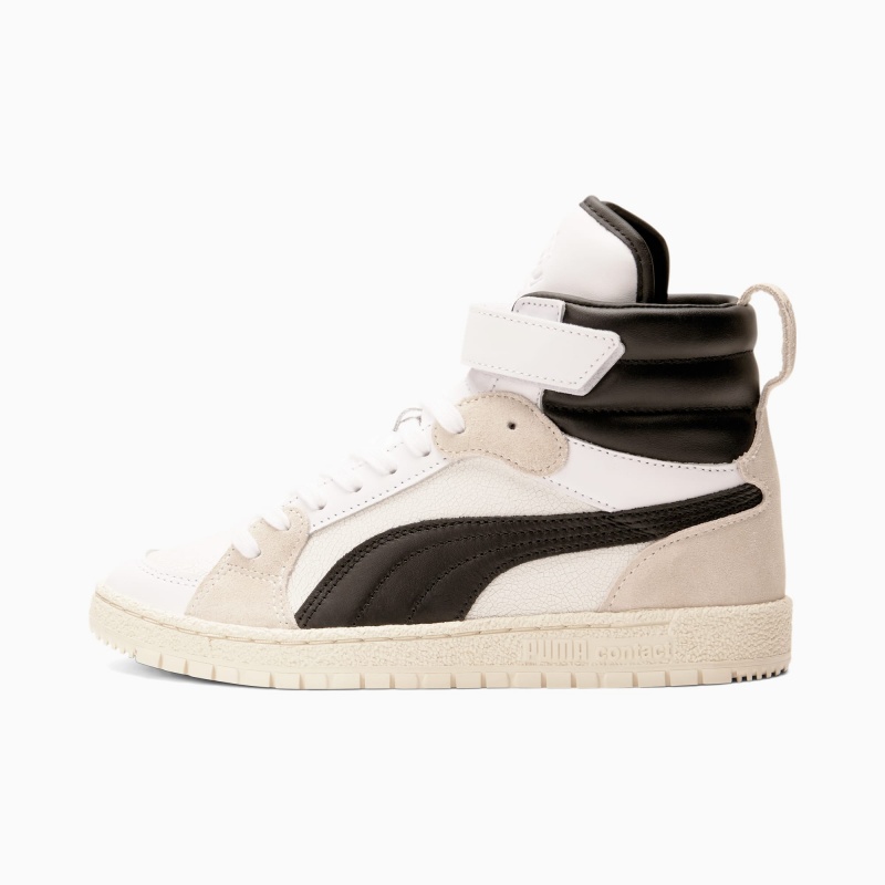 Tenis Puma High Court Regal Ralph Sampson Mid Blancos Negros | 06314LZSR