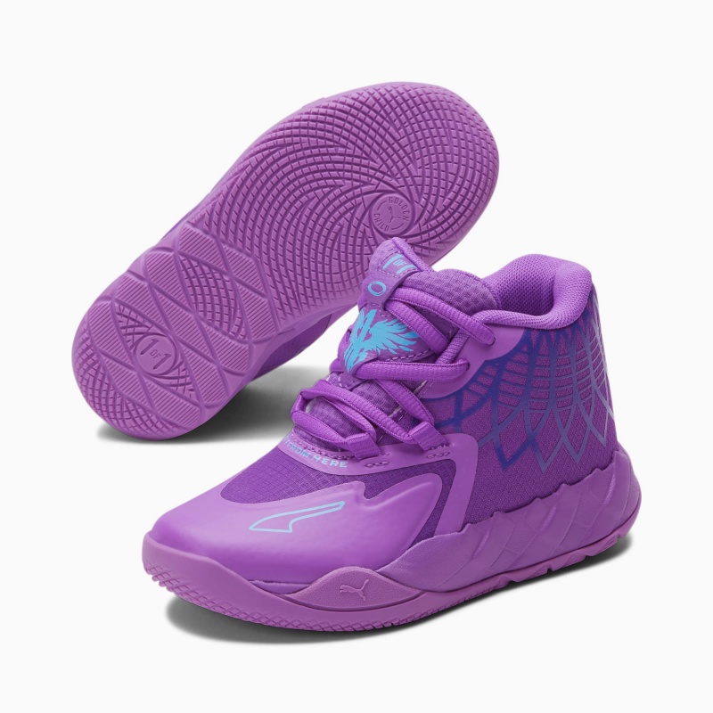 Tenis Puma MB.01 Little Morados Azules | 05642AYRB