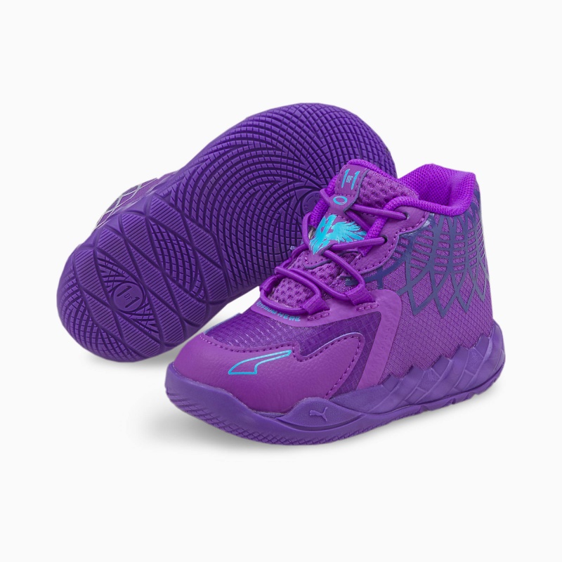 Tenis Puma MB.01 Toddler Morados Azules | 21473YLCP
