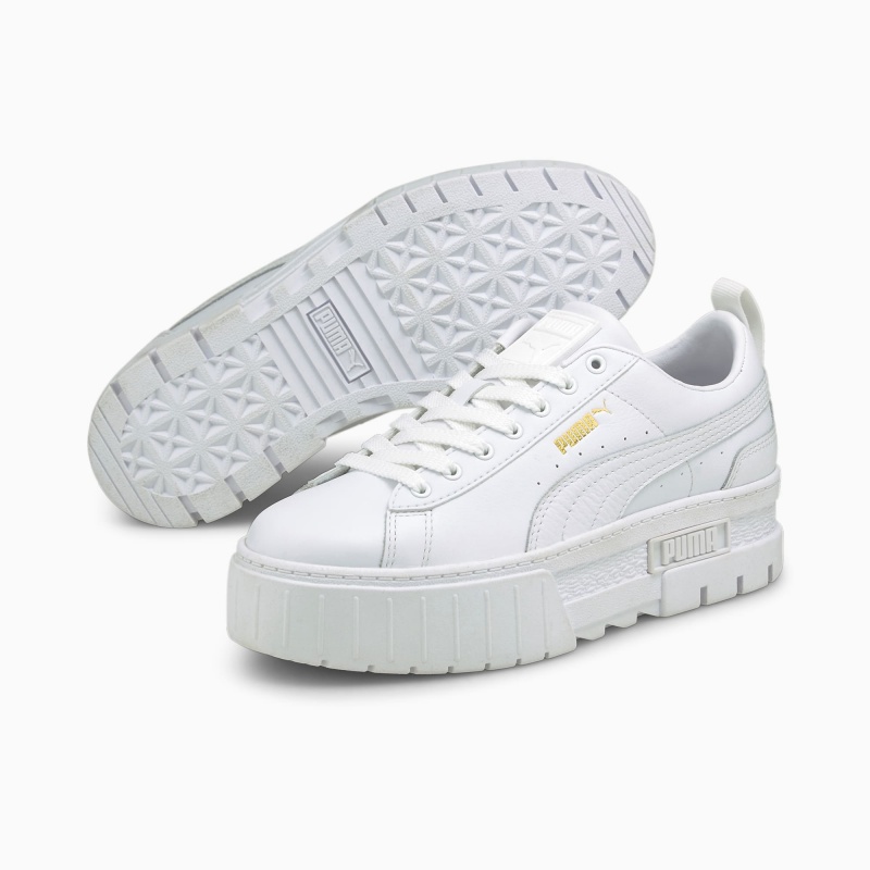 Tenis Puma Mayze Classic Blancos | 18357LOPB