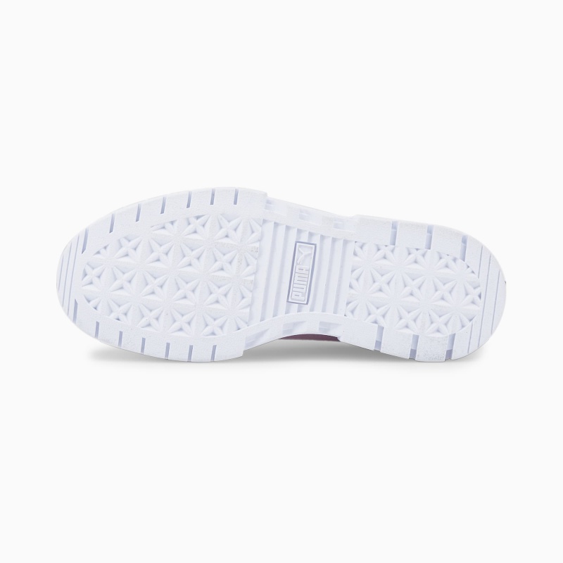 Tenis Puma Mayze Cuero Jr Blancos Rosas | 27843KYPM