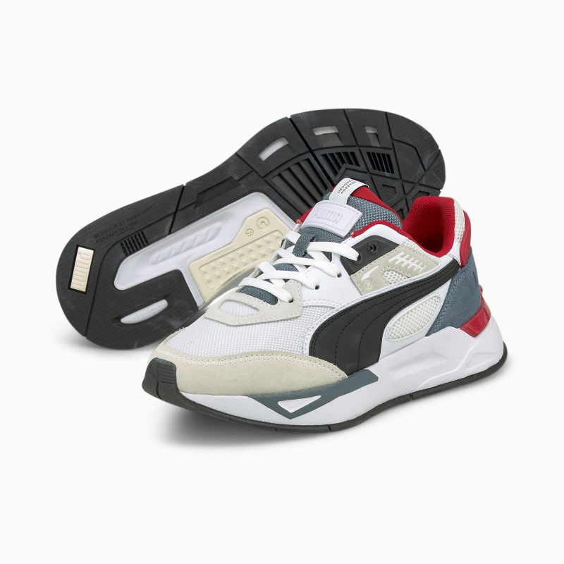 Tenis Puma Mirage Deporte Remix JR Blancos Negros | 25890TRMG
