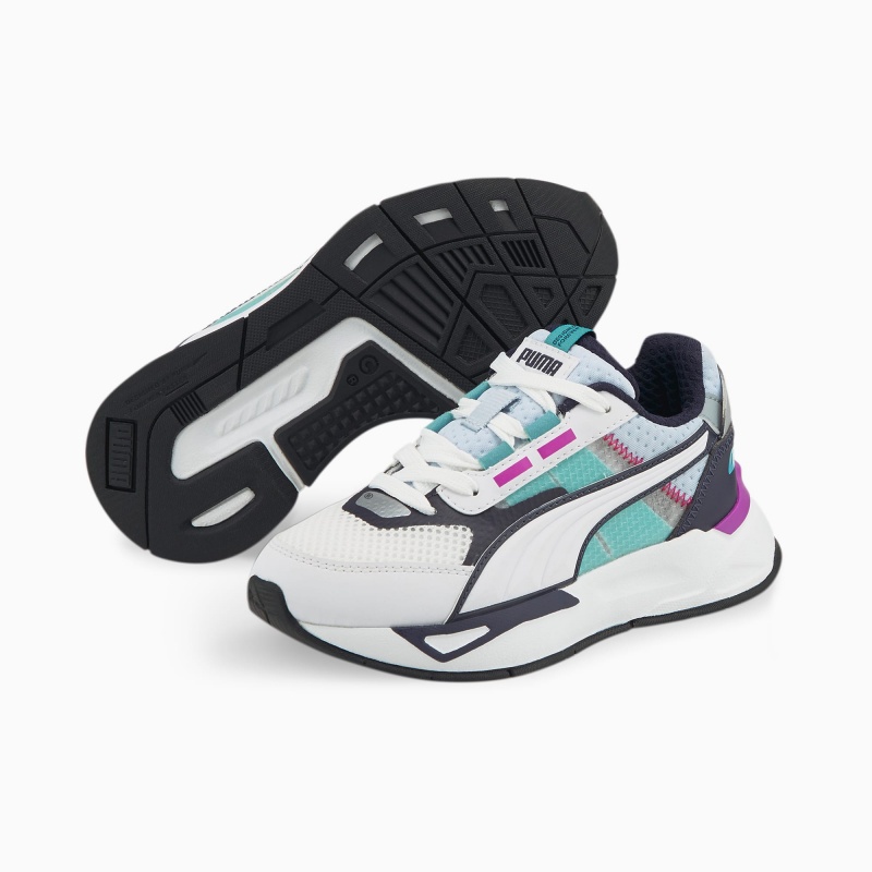 Tenis Puma Mirage Deporte Tech Little Blancos Azules | 80416OTVQ