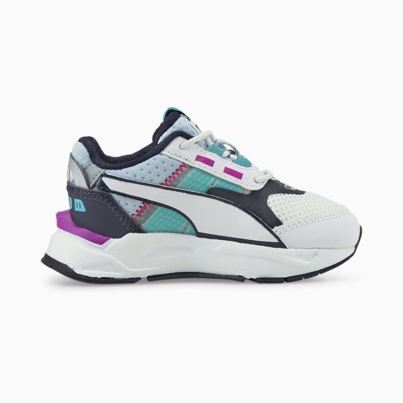 Tenis Puma Mirage Deporte Tech Toddler Blancos Azules | 15872WDFT
