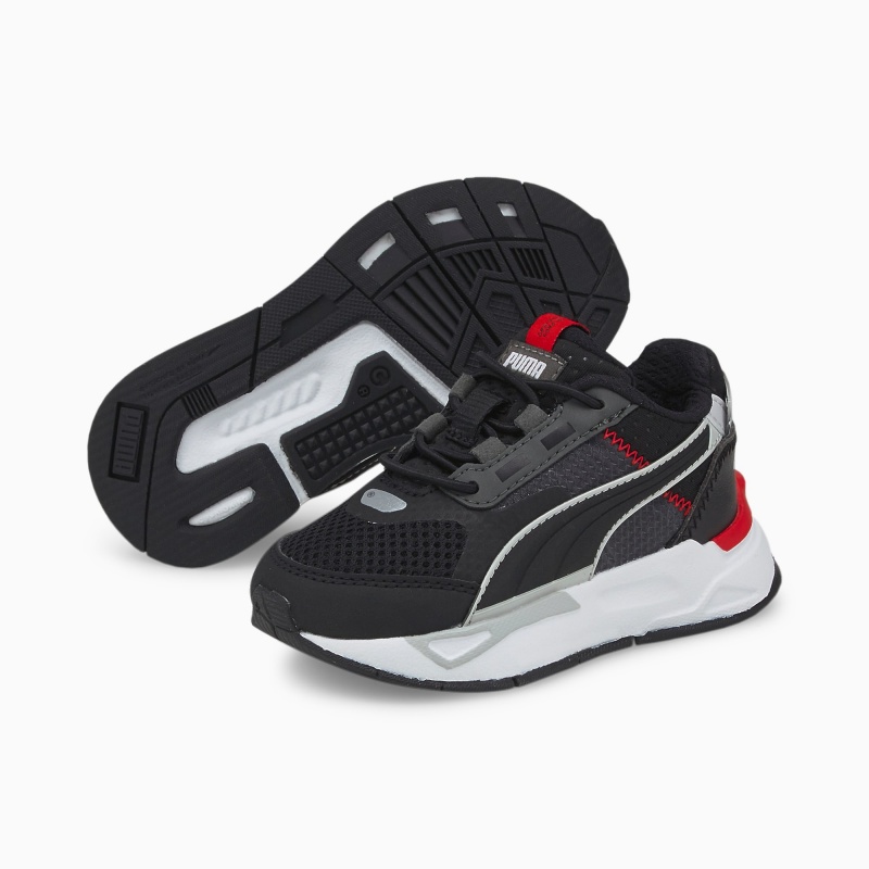 Tenis Puma Mirage Deporte Tech Toddler Negros Azules Rojos | 72861TYKA