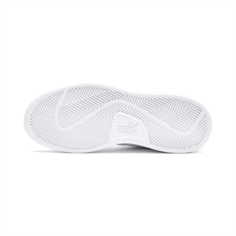 Tenis Puma PUMA Smash v2 Cuero JR Blancos Blancos | 72186AGUM