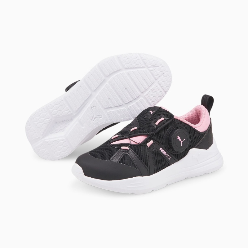 Tenis Puma PUMA Wired Run Disc Little Negros Rosas | 01853ZPTW