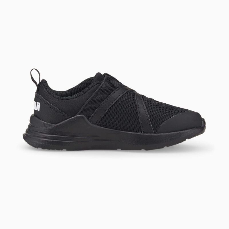 Tenis Puma PUMA Wired Run Disc Little Negros Blancos | 60213QSFT