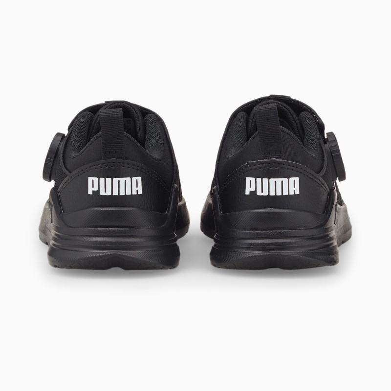 Tenis Puma PUMA Wired Run Disc Little Negros Blancos | 62107VBTL