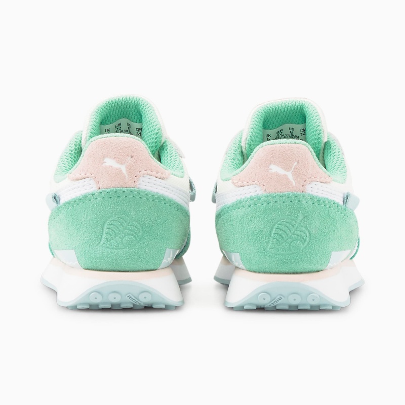 Tenis Puma PUMA x Animal Crossing New Horizons Future Rider Toddler Blancos | 19264TEDI