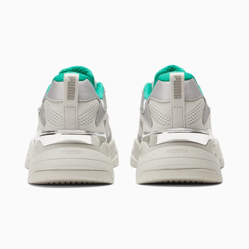 Tenis Puma PUMA x BALR. RS-Fast Plateados Blancos Negros Verdes | 35481GETZ