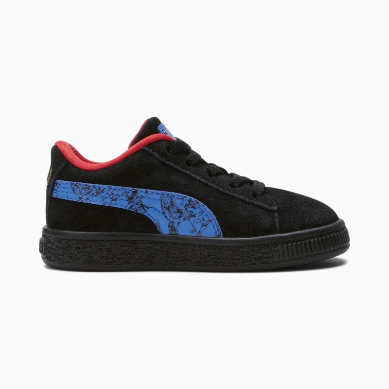Tenis Puma PUMA x DC Justice League Suede Toddler Negros | 60134HQBU