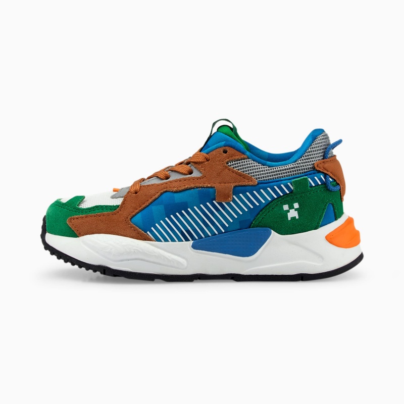 Tenis Puma PUMA x MINECRAFT RS-Z Little Verdes | 62385KAIP