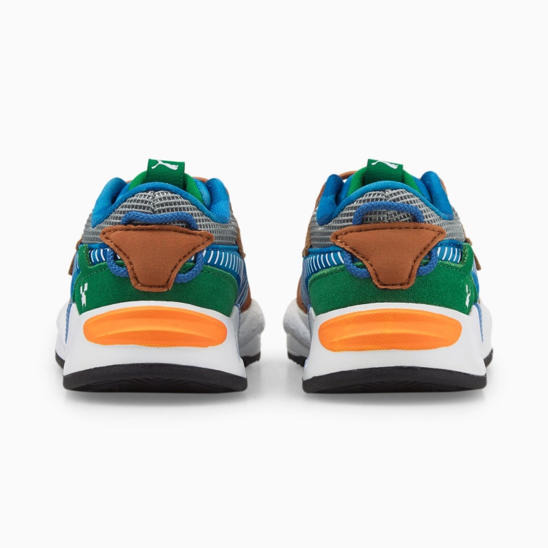 Tenis Puma PUMA x MINECRAFT RS-Z Toddler Verdes | 26917HPQO