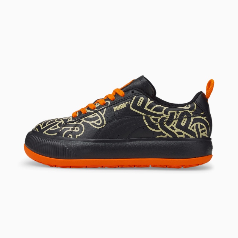Tenis Puma PUMA x PRONOUNCE Mayu Suede Negros Negros | 81452ICVN
