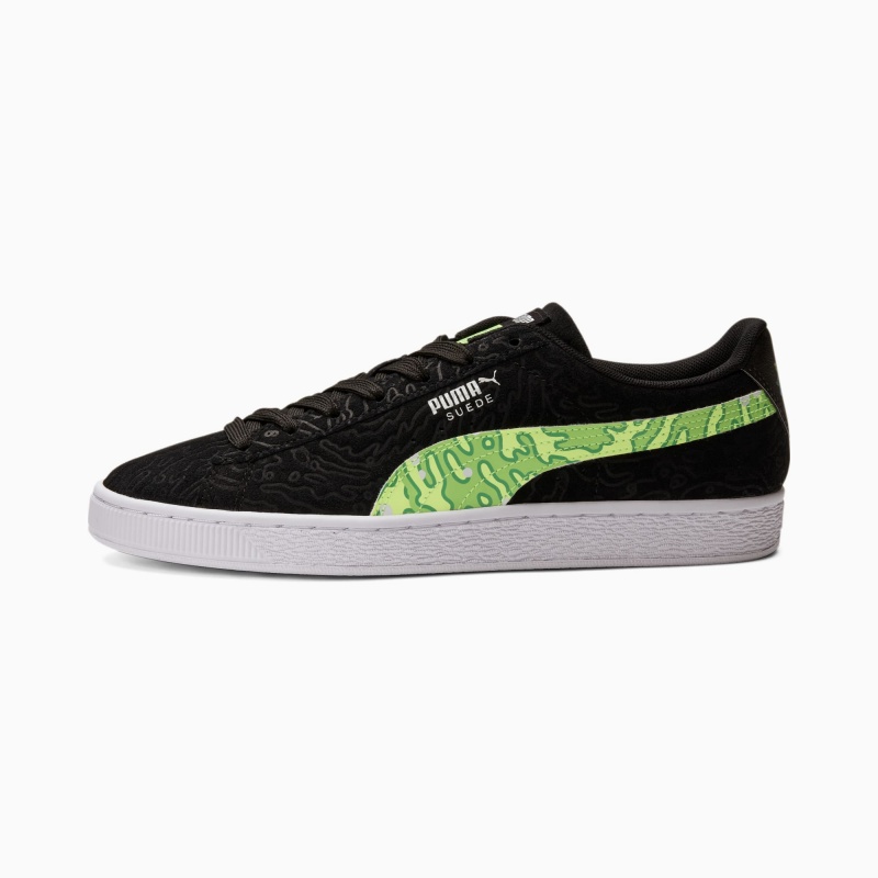 Tenis Puma PUMA x RICK AND MORTY Suede Negros Verdes | 90418LXNZ