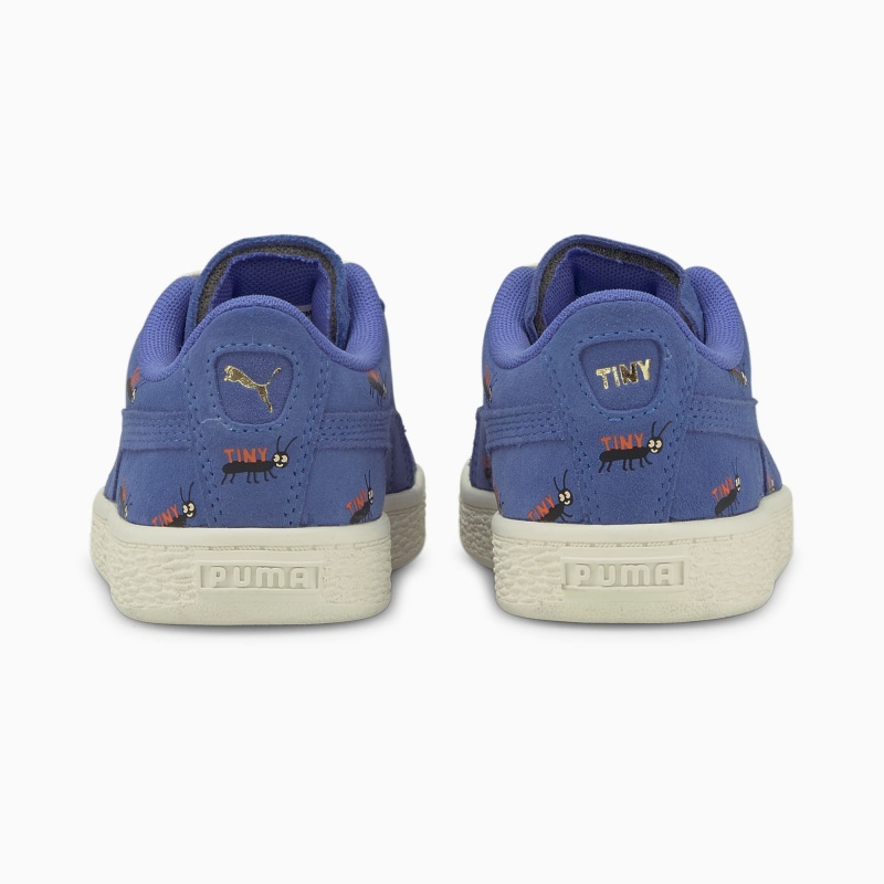 Tenis Puma PUMA x TINYCOTTONS Suede Little Azules Blancos | 12790LKDH
