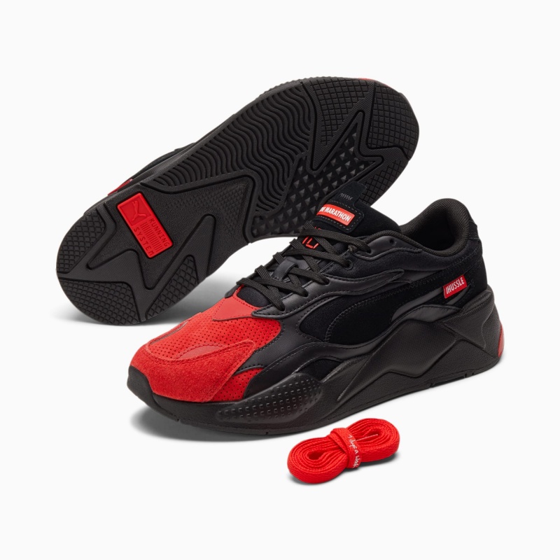 Tenis Puma PUMA x TMC Marathon Mixtape Anniversary RS-X³ Negros Rojos | 19784WHQX