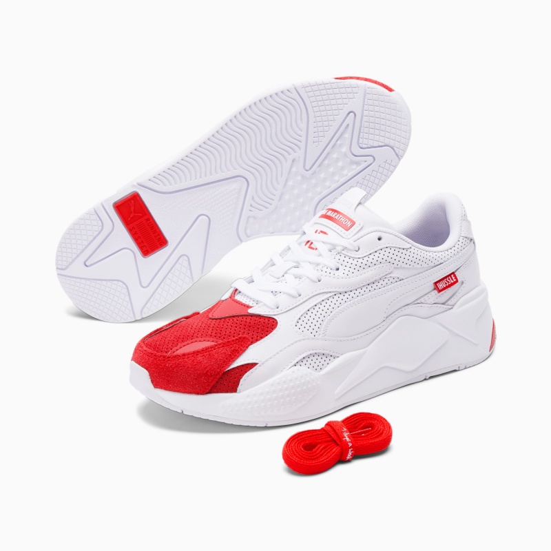 Tenis Puma PUMA x TMC Marathon Mixtape Anniversary RS-X³ Blancos Rojos | 02364OXUG