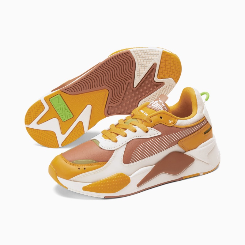 Tenis Puma PUMA x WHITE CASTLE RS-X Mocha Bisque / Sunflower | 16724DLTK